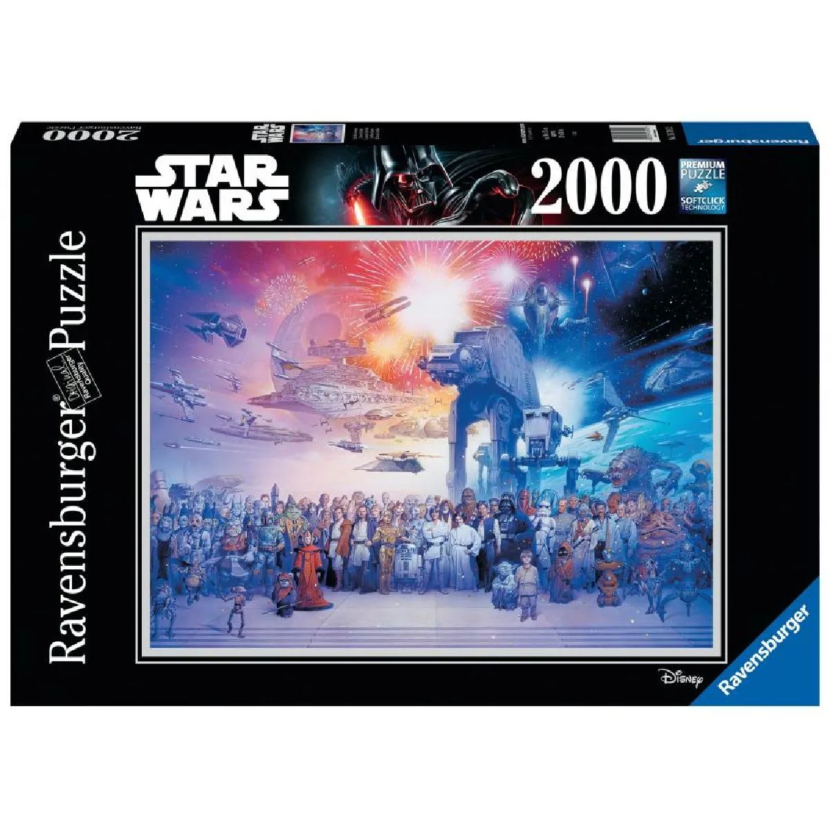 RAVENSBURGER - Puzzle Star Wars 2000 pièces