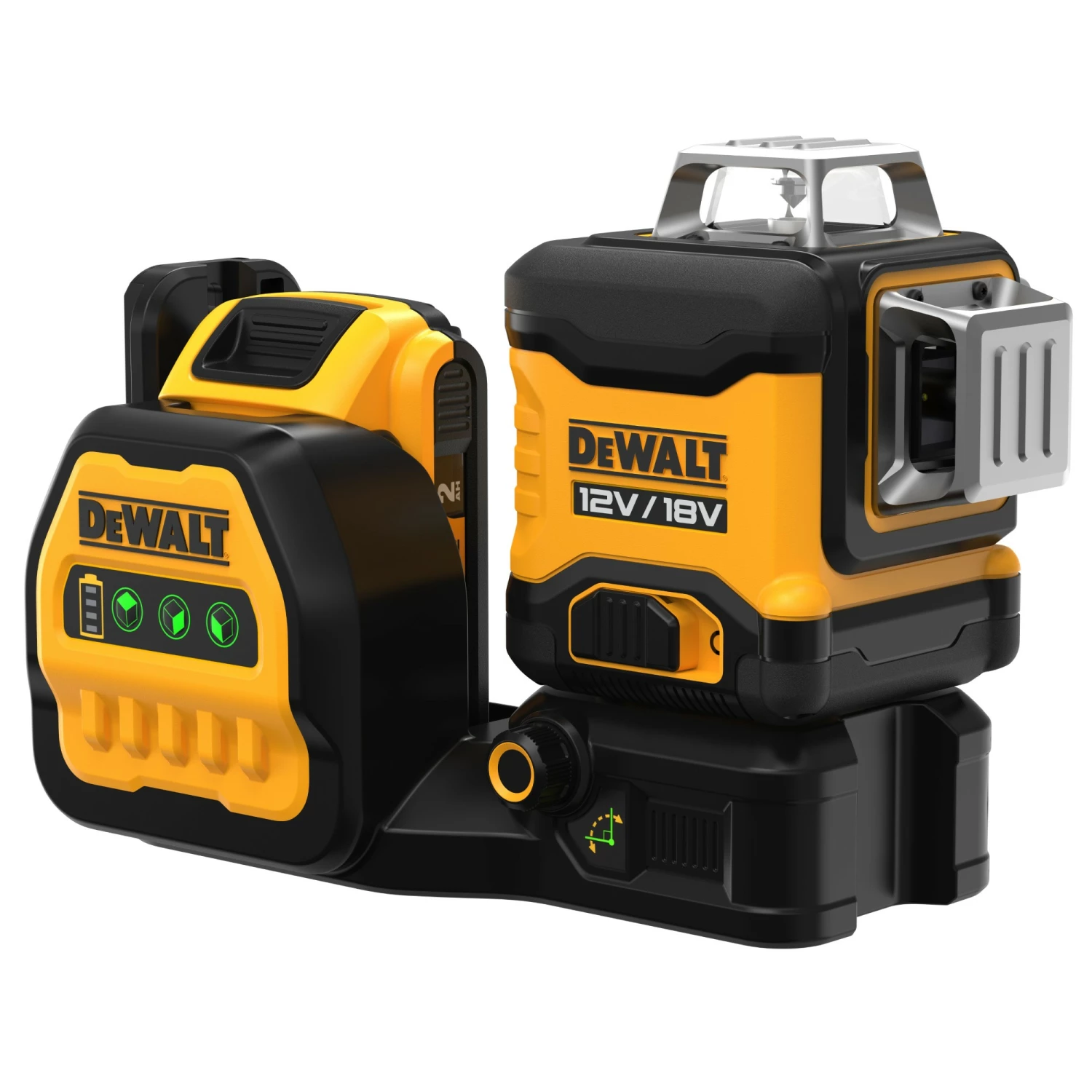 DeWALT DW088CGTRI Kruislijnlaser met statief - 2 lijnen - 15m - Groen