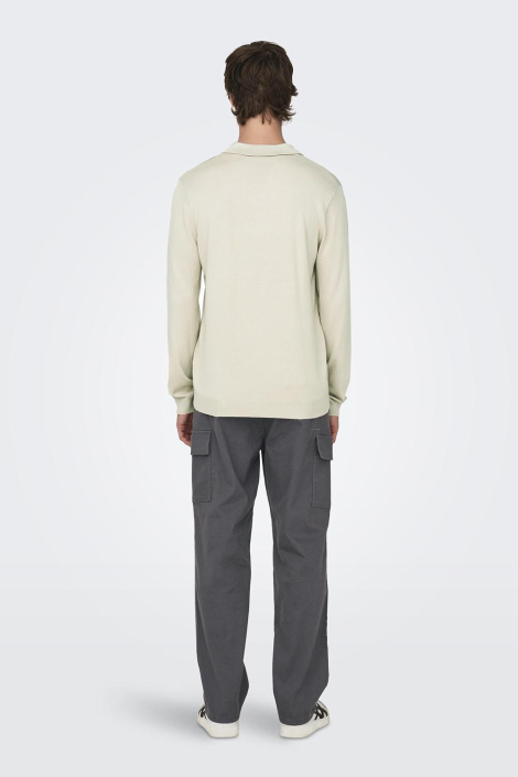 Only & Sons beige heren polo