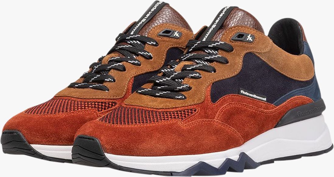 FLORIS VAN BOMMEL oranje floris van bommel lage sneakers sfm-10136