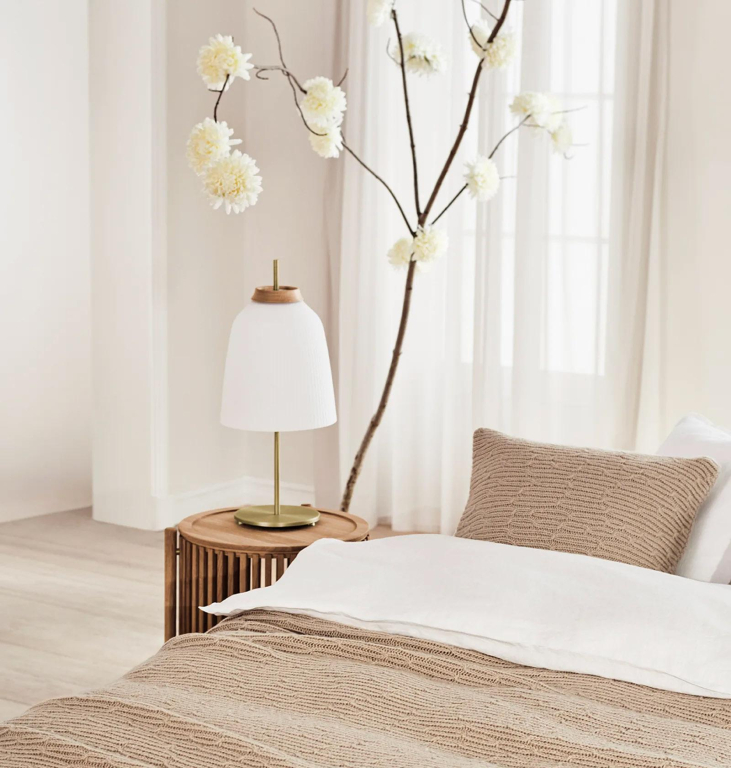 Bolia Plover bedsprei 190x250 zwaar creme