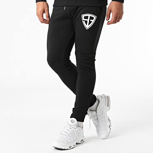 Ensemble De Survetement Logo Noir Blanc