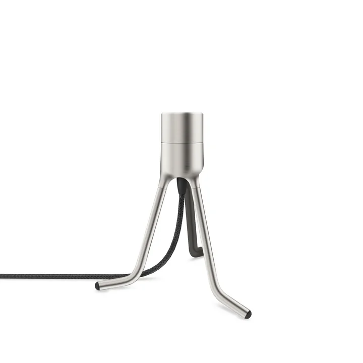 Umage - Tripod für Tischleuchten, H 18.6 cm, Stahl gebürstet