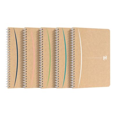 Oxford Touareg - Cahier A4 - 180 pages - petits carreaux (5x5 mm)