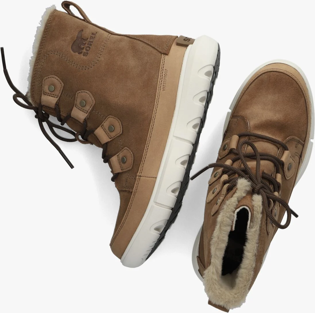SOREL cognac sorel vachtlaarzen sorel explorer ii joan faux fur wp