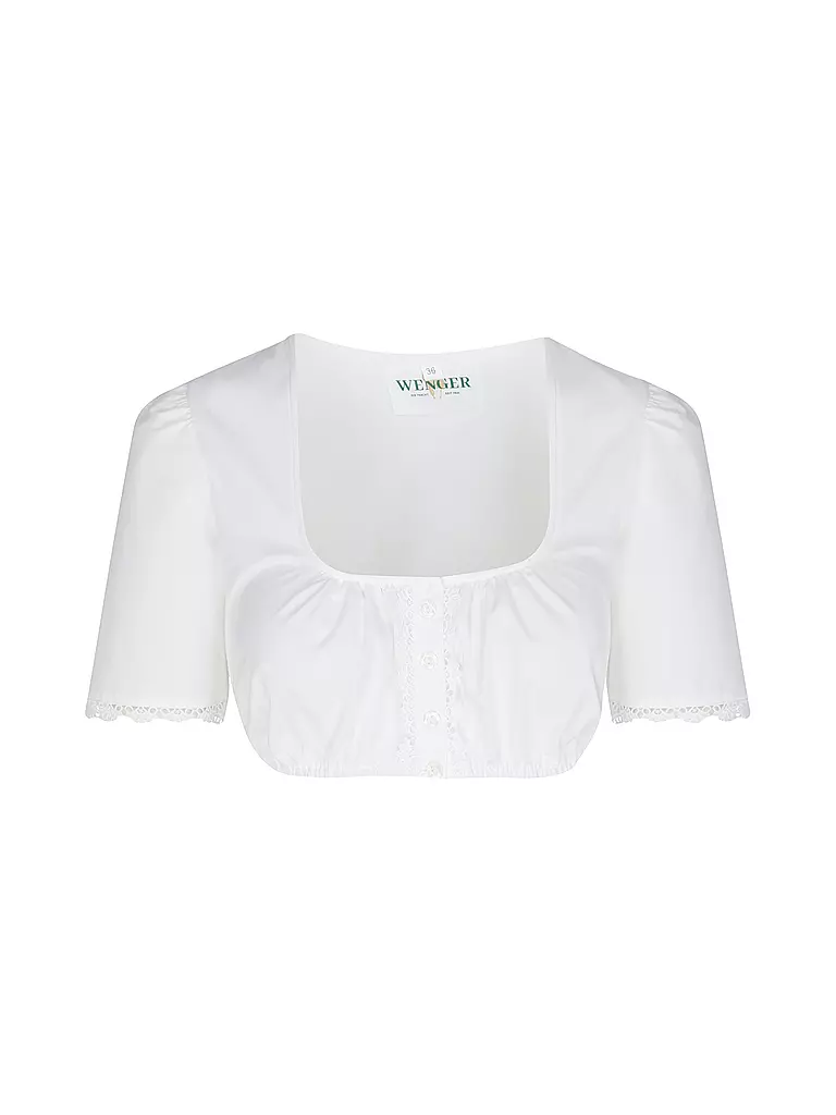 WENGER Dirndlbluse DELIA  weiss
