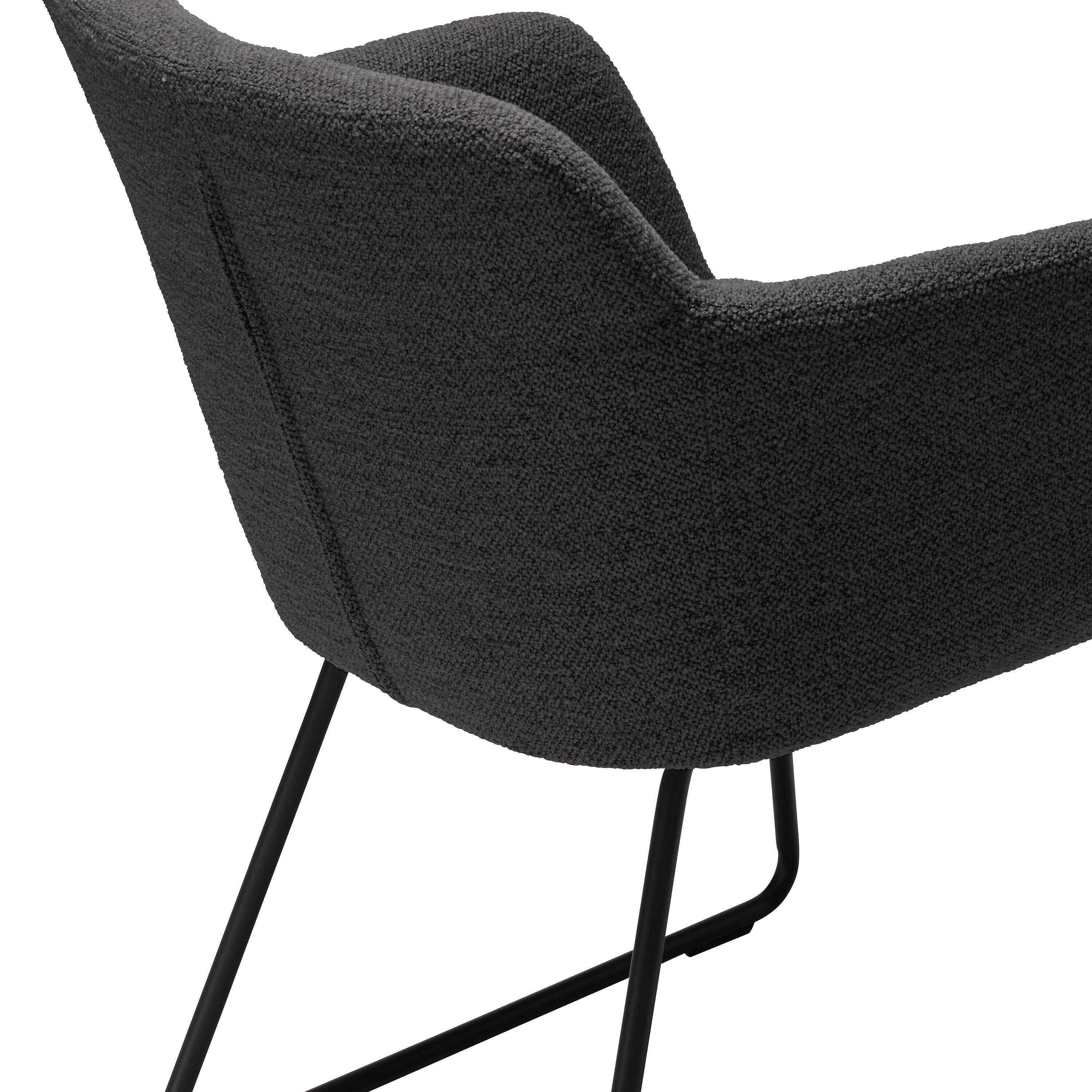 PECORA Stuhl - Anthrazit / B: 57.5 cm x T: 58.0 cm x H: 76.0 cm