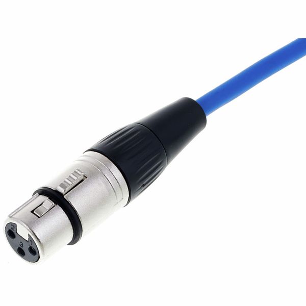 the sssnake SM10BL Mikrofonkabel blau