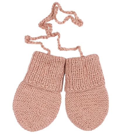 Huttelihut Fäustlinge - Wolle - Dusty Rose