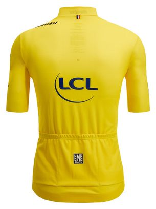 Maillot Manches Courtes Santini Tour de France Replica Jaune