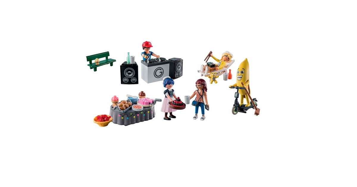 PLAYMOBILAdventskalender - Picknick in Parijs Constructiespeelgoed  (71344)