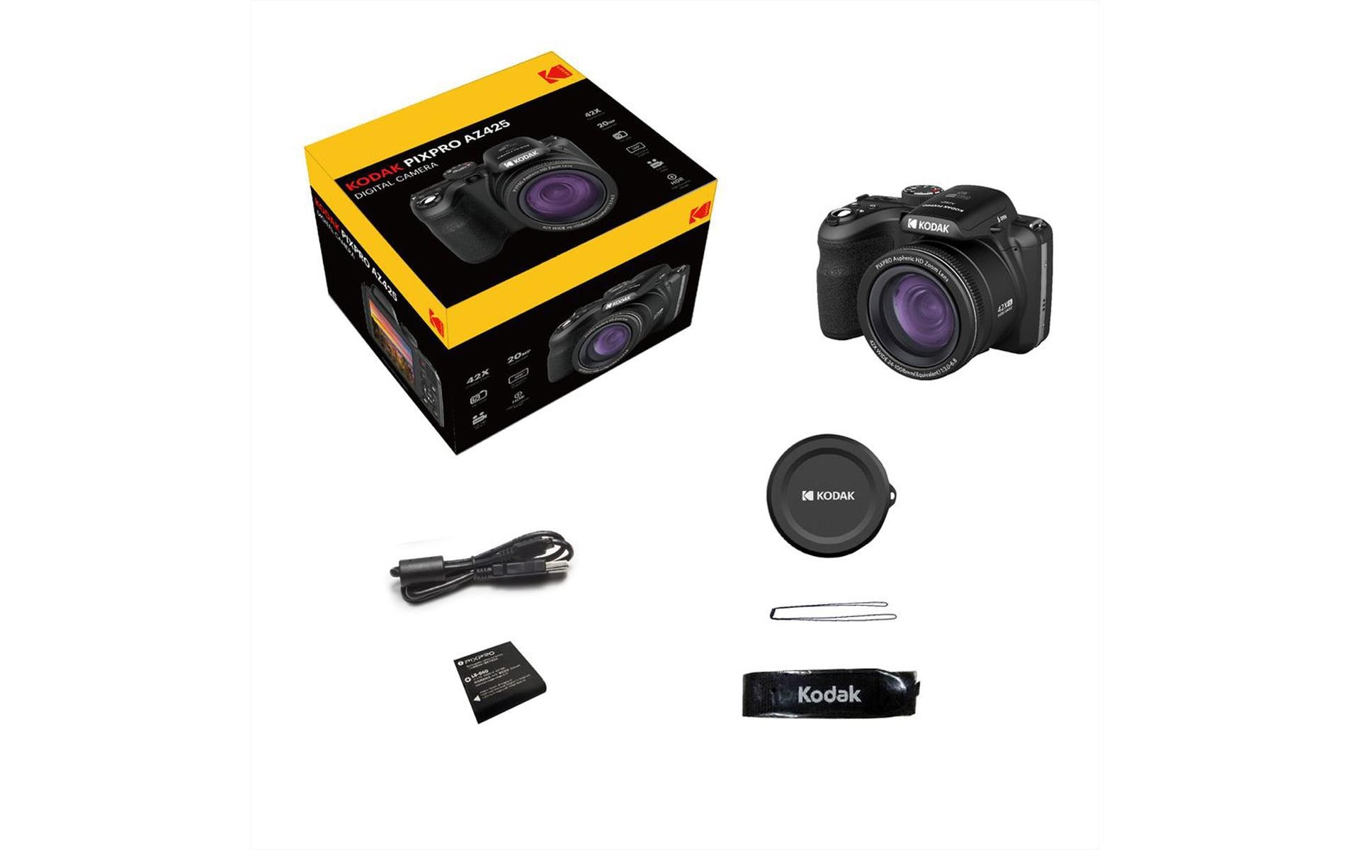 Fotokamera Pixpro AZ425 Weiss<br>Digitalkamera mit 42-fachem optischem Zoom