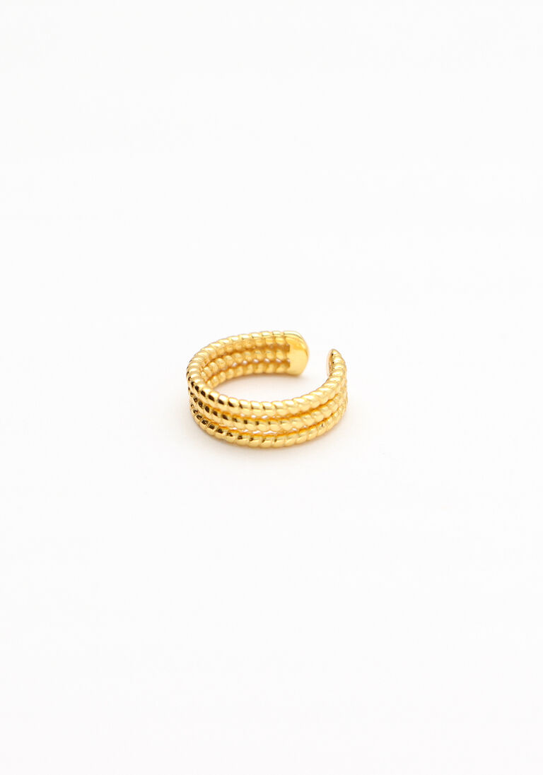 NOTRE-V gouden notre-v oorbellen omss22-031 earcuff