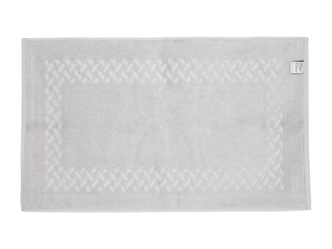 Tapis de bain 50x80 cm ROYAL CRESENT Gris Platine 850 g/m2