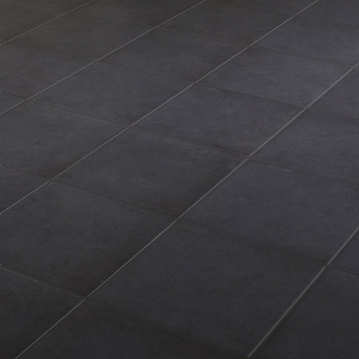 Carrelage sol et mur anthracite 20 x 20 cm Konkrete