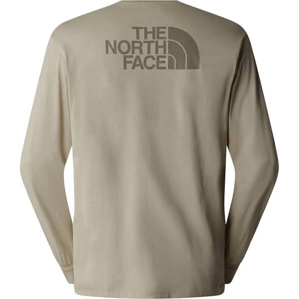 T-shirt THE NORTH FACE NATURAL DYE L/S TEE CLAY GREY NATURAL DYE