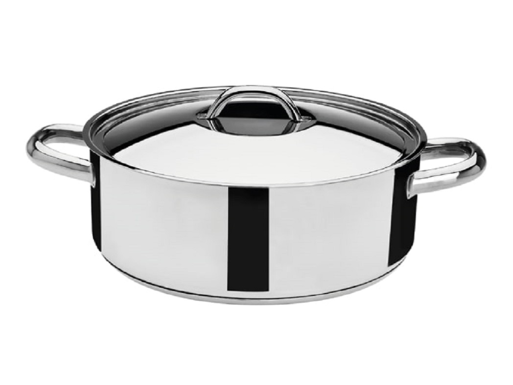 CACAROLA COM ASAS E TAMPA DE INDUCÃO EVEM INOX EM INOX 16CM