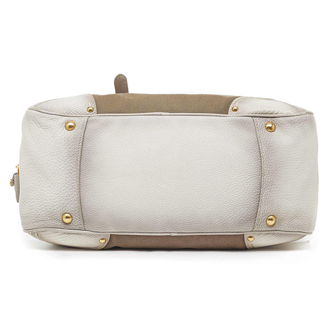 Prada Sac Cabas Canapa en Toile marron/beige Etat: Très bon état - 35x25 cm