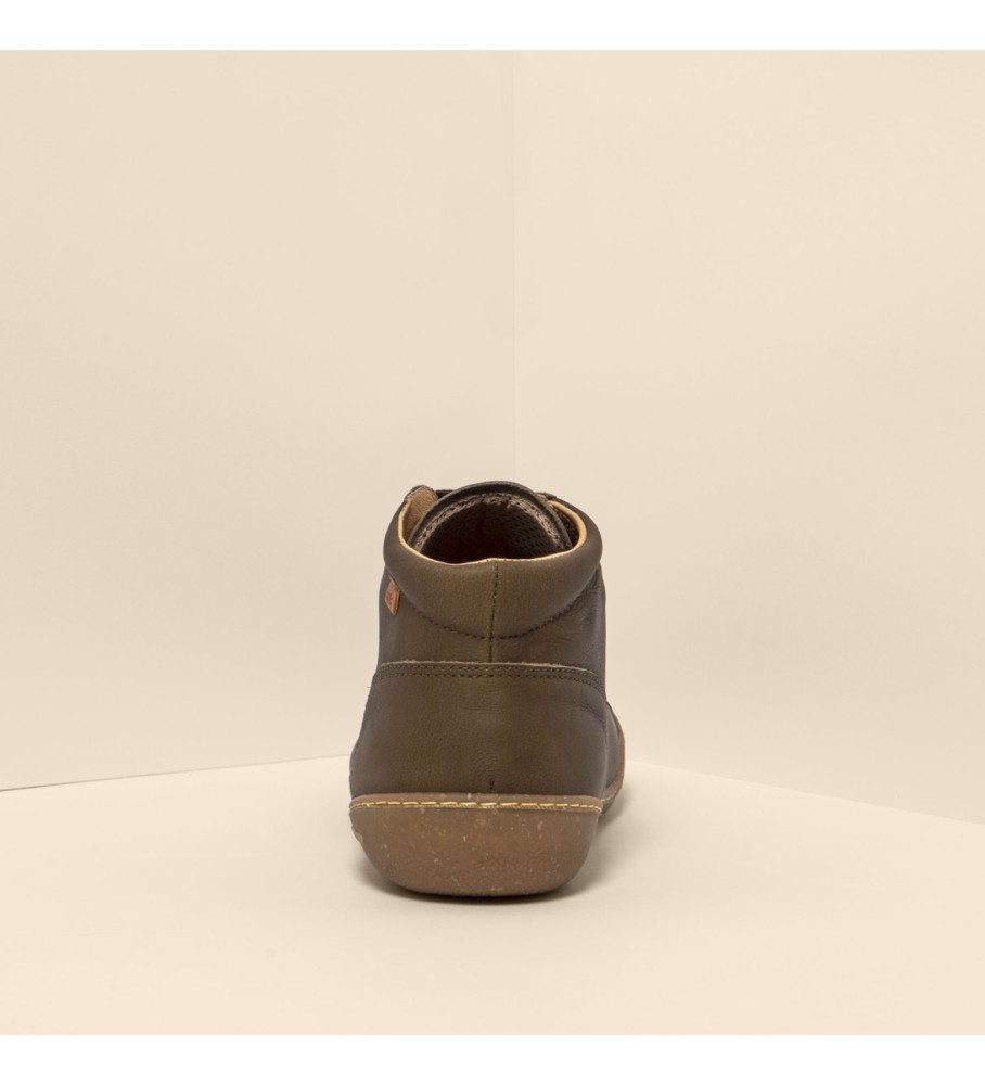 Botas de couro verde do Naturalista