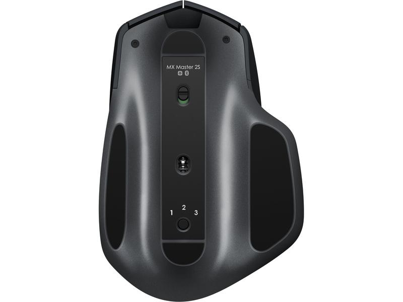 Logitech Maus MX Master 2S graphite Präzisionsmaus mit «Logitech Flow»-Technologie