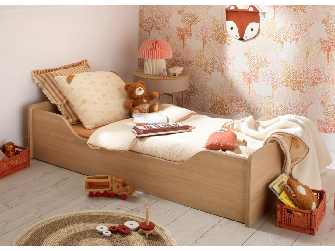 Couvre lit bébé 90x140 cm en double gaze de coton