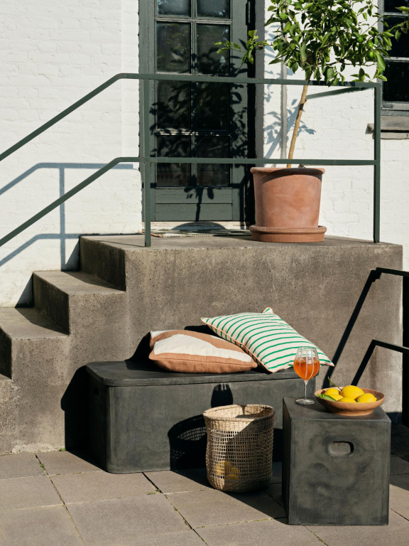 Broste Copenhagen Stripe rode wijnglazen