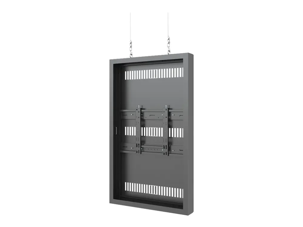 Multibrackets M Pro Series - Indelukke - for digitalt skiltepanel - ledning, small - stål - sort - skærmstørrelse: 43