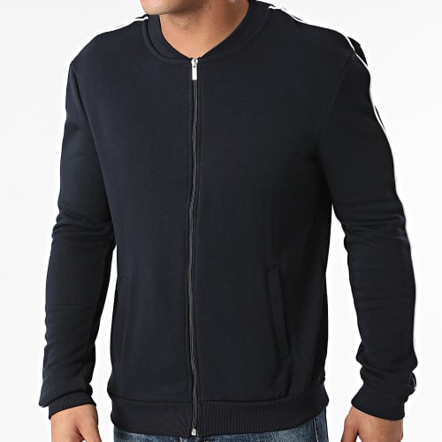 Veste Zippée Poncho Bleu Marine
