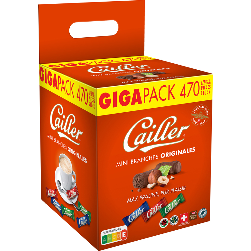 Cailler Branches Mini Schokoladenriegel Original, 5.32 g, 500 Stück