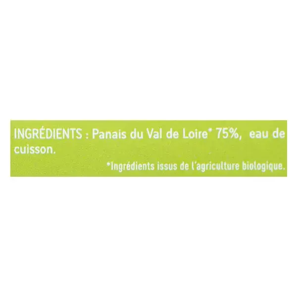 Vegetais de pastinaca orgânica Babybio +4 meses 2 x 130g