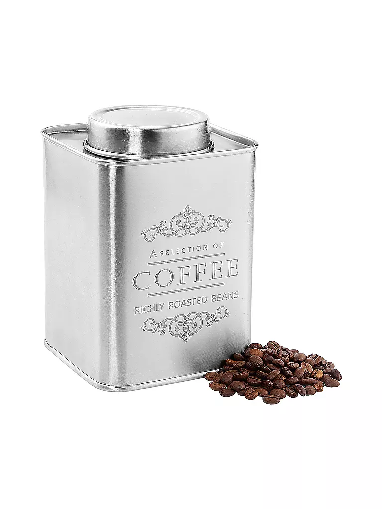 ZASSENHAUS Vorratsdose COFFEE 500g Edelstahl silber
