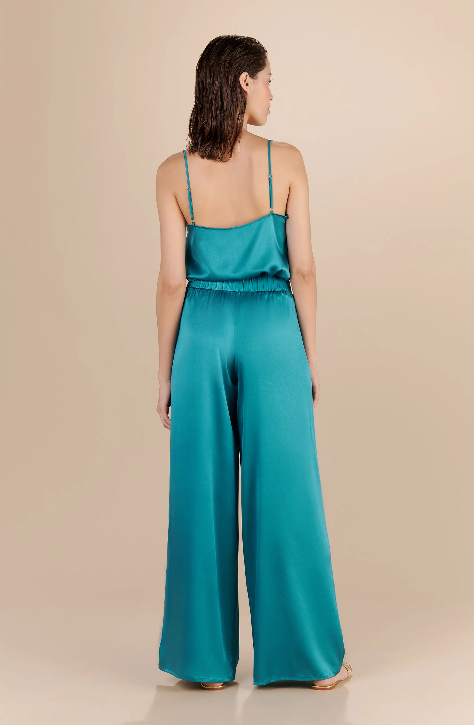 tom Pantalon large persan en soie Persan