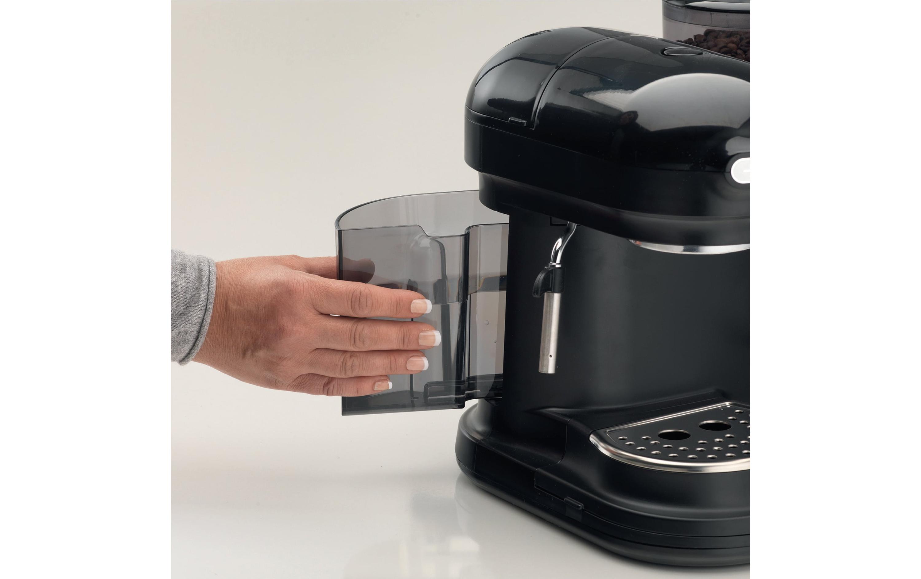 Portionskaffeemaschine MODERNA Schwarz<br>Espressomaschine