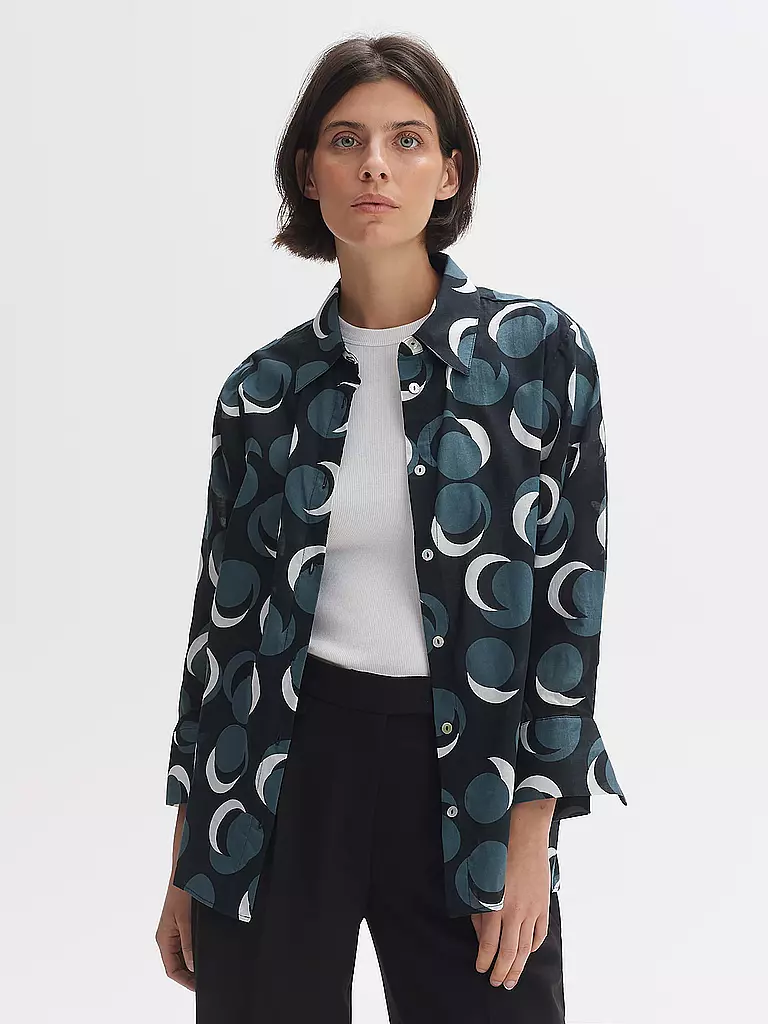 OPUS Bluse FUMINA CITY petrol
