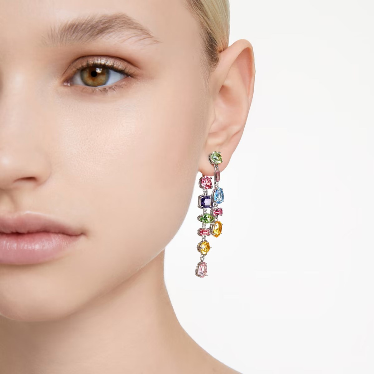 Boucles d'oreilles Swarovski Gema multicolores
