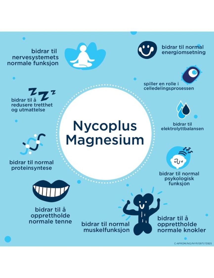 Nycoplus Magnesium   Calcium 100 tabletter
