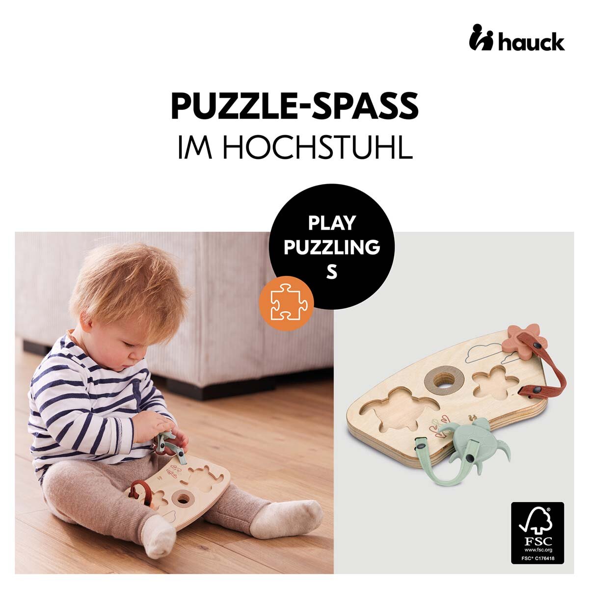 Hauck GmbH + Co. KG Hauck Play Puzzling S Turtle & Flower