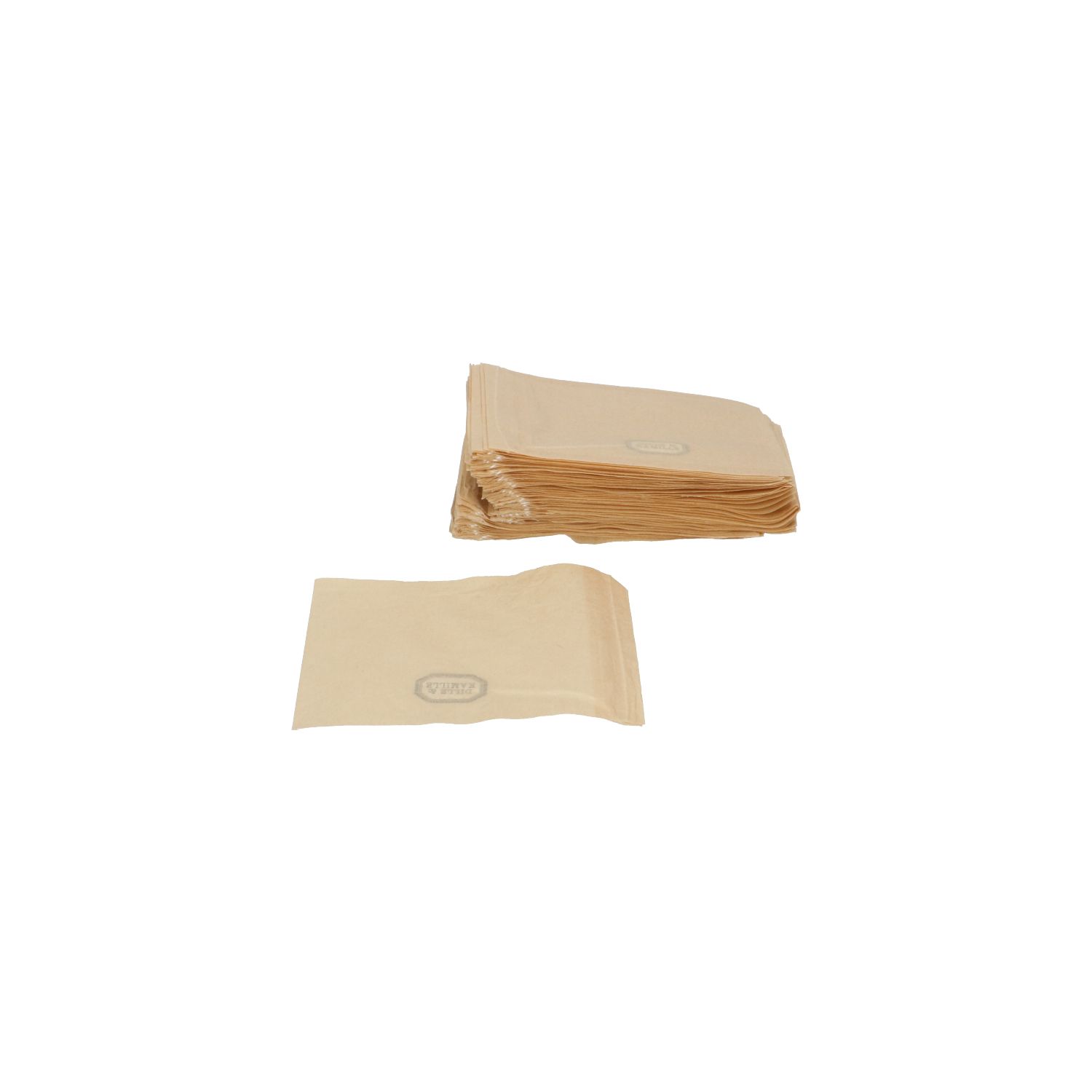 Theefilterzakjes, papier, 50 stuks