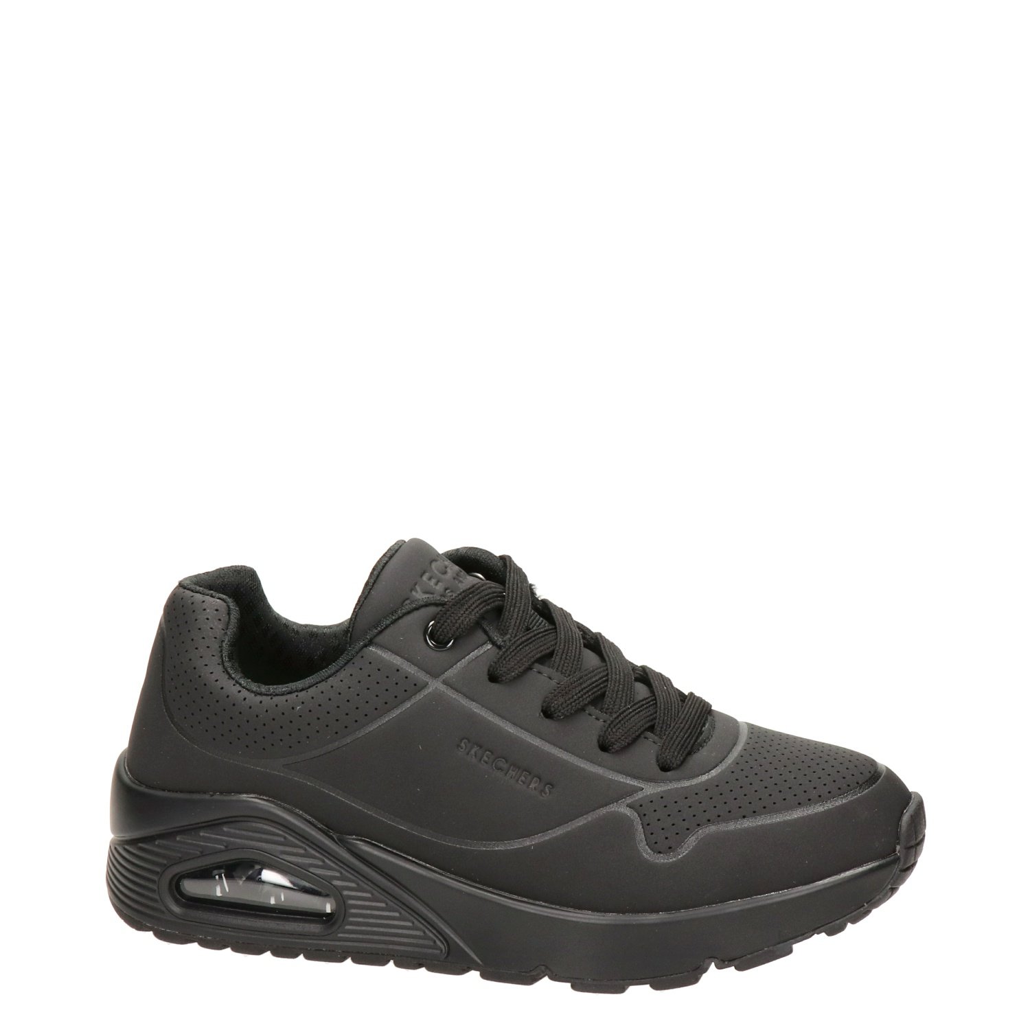 Street Uno kids sneaker Skechers Zwart