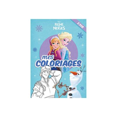 Disney La Reine Des Neiges - Mes Coloriages - Livre à colorier