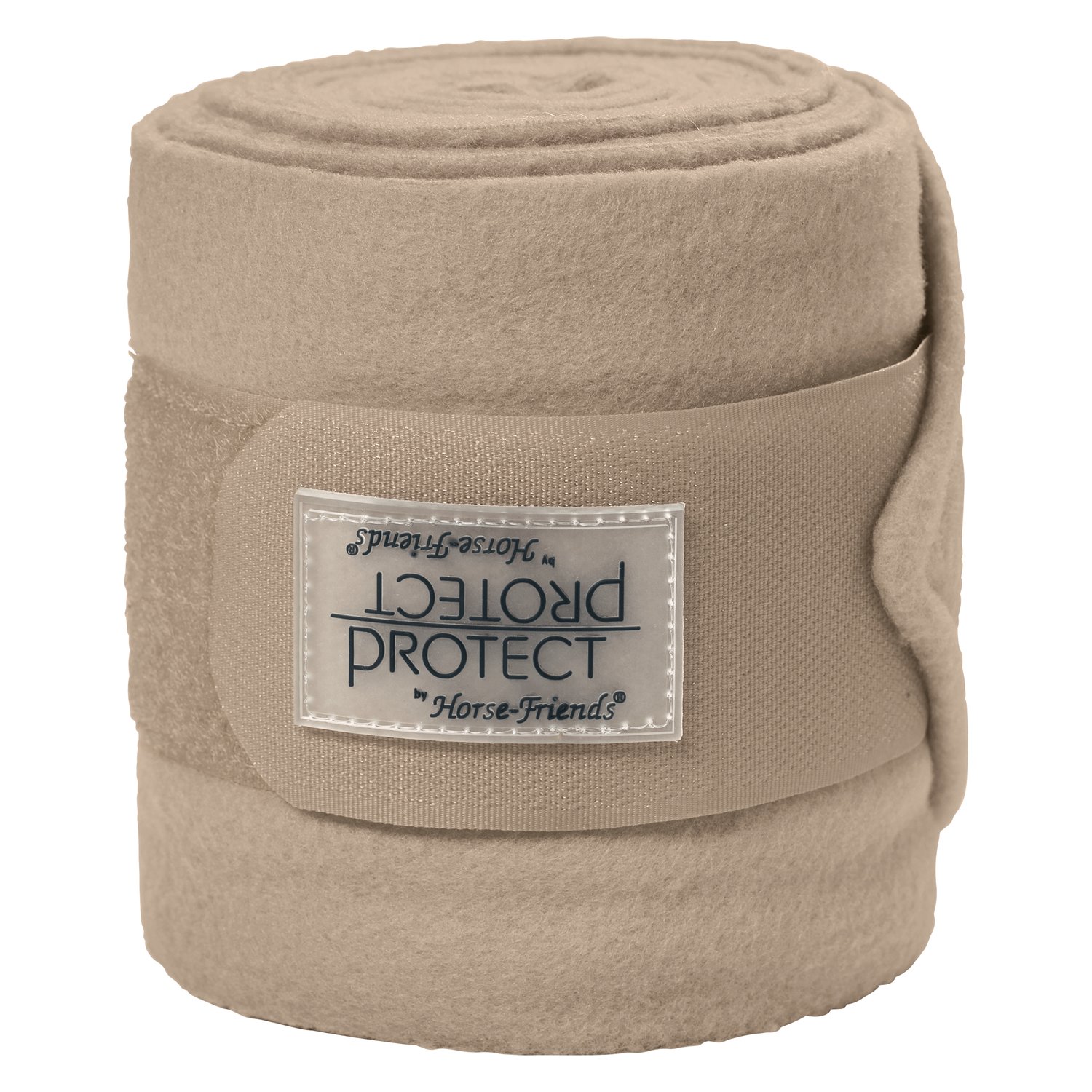 PROTECT by Horse-Friends Fleecebandagen  - beige - Warmblut