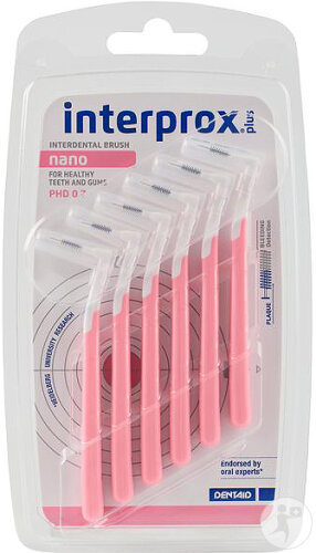 Dentaid Interprox Plus Brosse Interdentaire Nano 6 Pièces