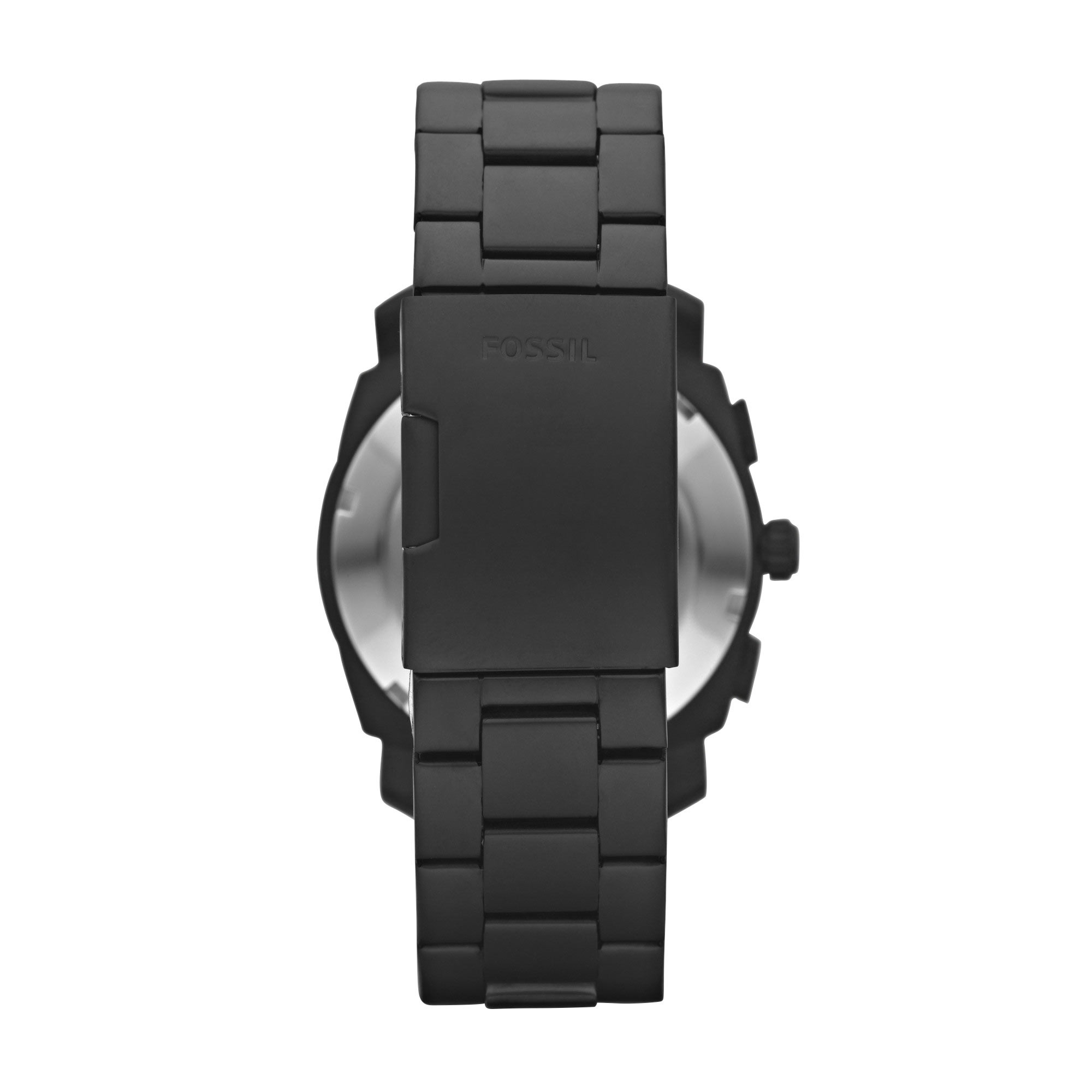 Montre Fossil homme chronographe acier noir