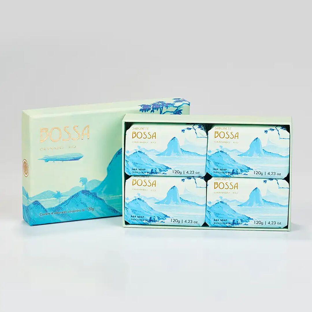 Bossa Kit 4 Sabonetes Bossa - 120gr