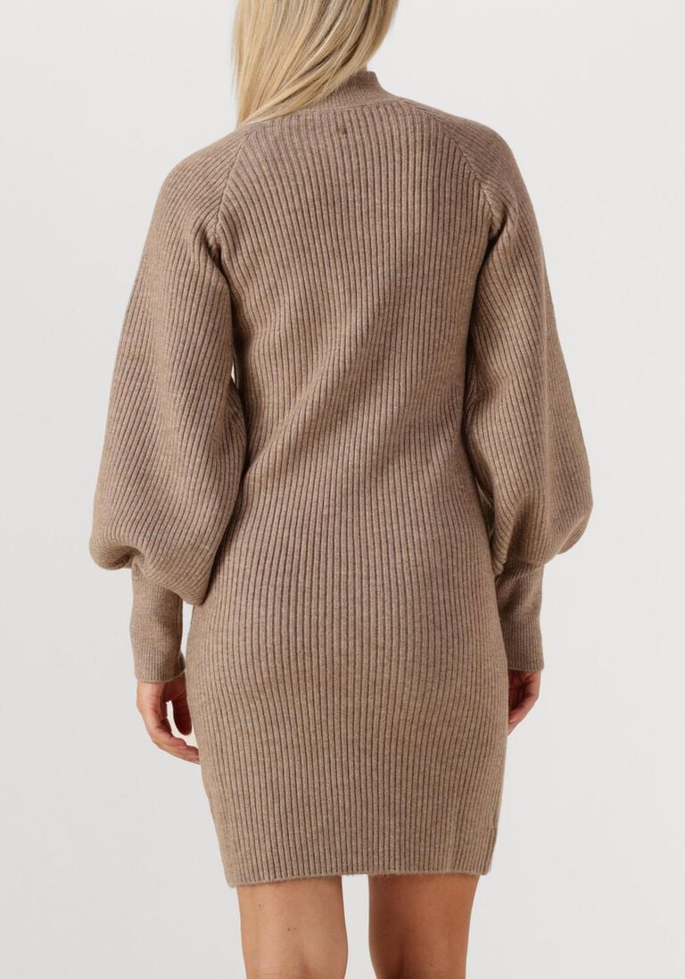 taupe ibana mini jurk kyra