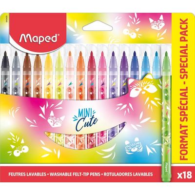 Maped Mini Cute - 18 Feutres