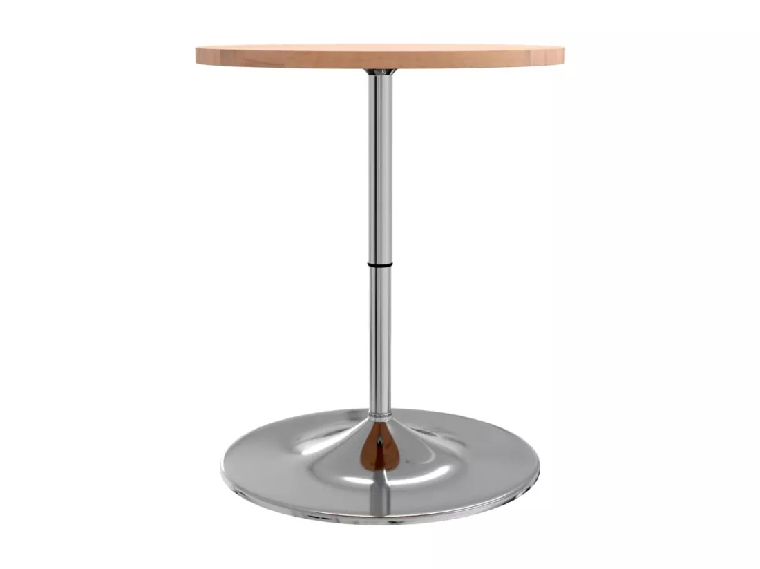 Table de bar Ø60x90,5 cm bois massif de hêtre