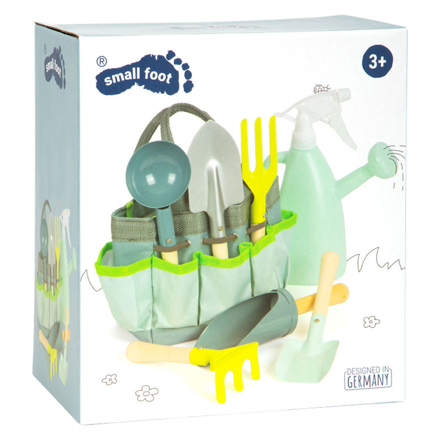 Small Foot-Tas met Tuingereedschap, 8dlg.