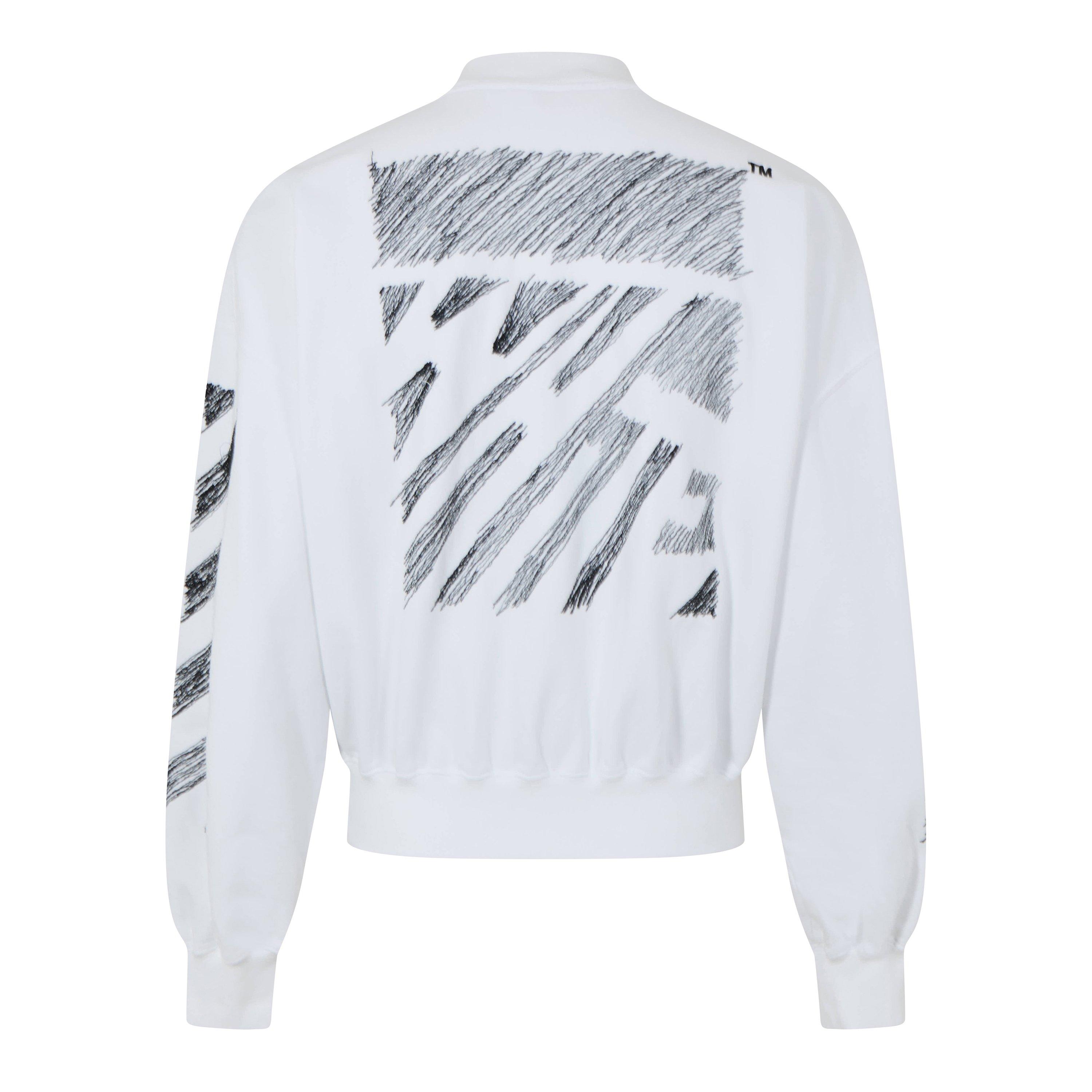 Off White Crew Neck Sweatshirt