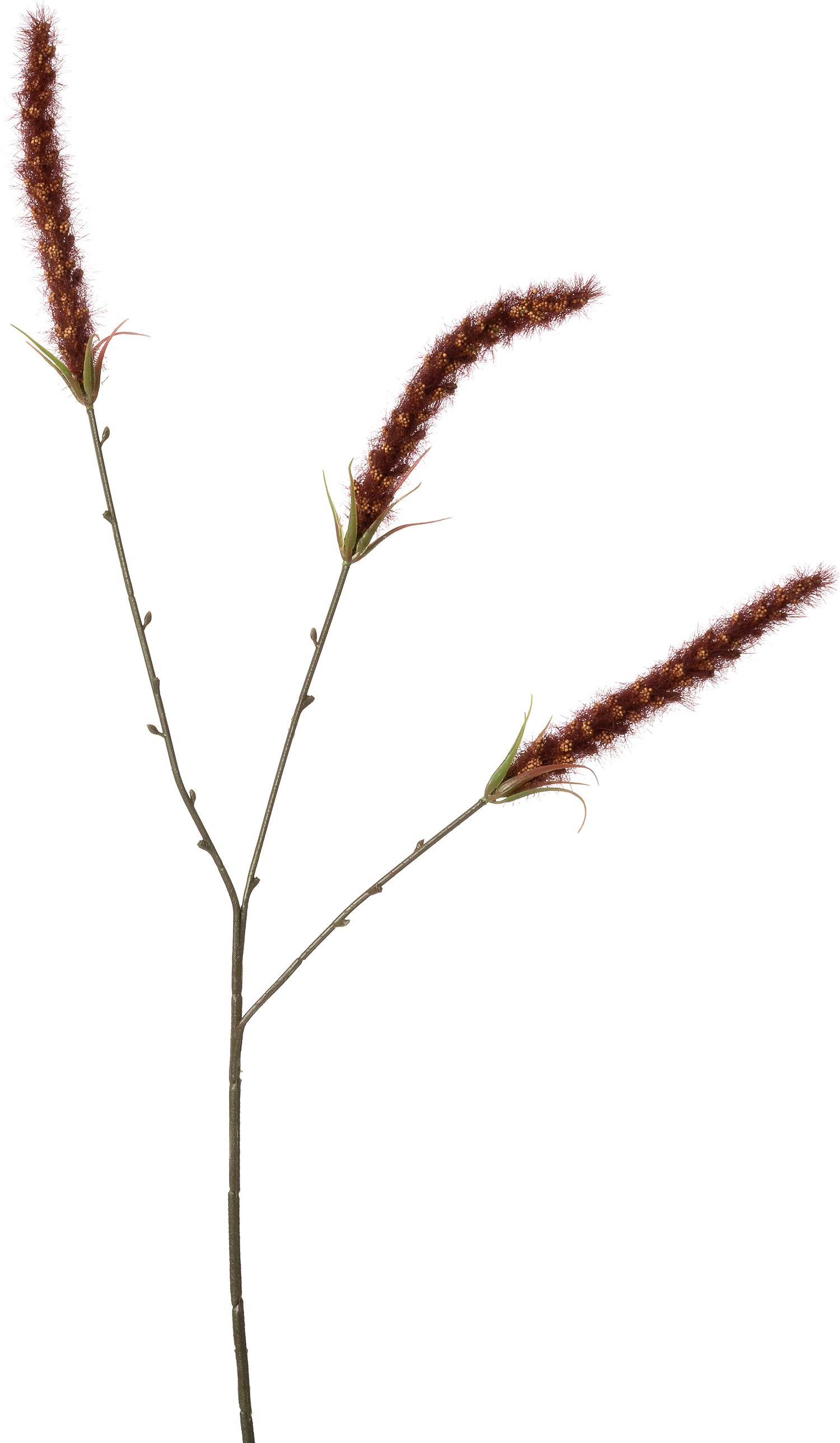Intratuin kunstbloem Zilverkaars oranje 63 cm